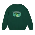 It's a small world_Haggyの草生えた越えて苔むした Crew Neck Sweatshirt