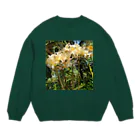 MMの白いひがん花 Crew Neck Sweatshirt