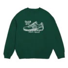 ゴルフバカイラストレーター野村タケオのNOM SHOPのゴルフシューズ　ホワイト Crew Neck Sweatshirt