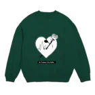 仔羊 めえのshooting Heart💘 Crew Neck Sweatshirt