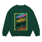 どうぶつのホネ、ときどきキョウリュウ。のIRIEWANI Crew Neck Sweatshirt