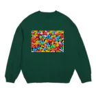 yuruku_tanoshikuの「星のかたちをしたラムネ」 Crew Neck Sweatshirt