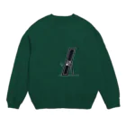 Ruuuunの割れた姿見 Crew Neck Sweatshirt