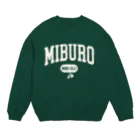 No.326のカレッジ2 ホワイトロゴ Crew Neck Sweatshirt