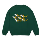 大西リョウのさめ Crew Neck Sweatshirt