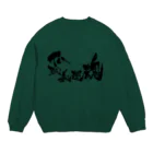 少年ハリウッド応援隊の仏恥義理魂 Crew Neck Sweatshirt