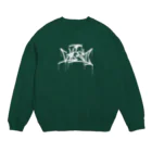 HYBS FOR MEのタギングスタイル (GHOST) Crew Neck Sweatshirt