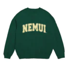 OFUZAKEのNEMUI UNIVERSITY Crew Neck Sweatshirt