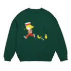 Boo houseのコケコッコ〜 Crew Neck Sweatshirt