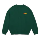 グミちゃんの四角いグミ【深緑色用カラー】 Crew Neck Sweatshirt