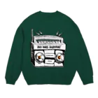 Rebel One RadioのNo Más Guerra / No More War  Crew Neck Sweatshirt