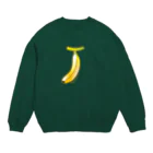 ことり屋のバナナネクタイ Crew Neck Sweatshirt