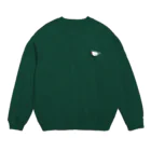 一般の豆苗と文鳥 Crew Neck Sweatshirt