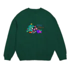 支配者様に投げ銭ショッッップのメリクリYA〜! Crew Neck Sweatshirt