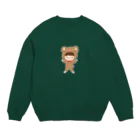 rurugirlのくまさんパジャマ Crew Neck Sweatshirt