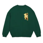 ひまそうだなショップの逃走 Crew Neck Sweatshirt