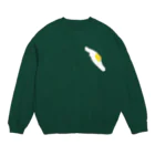 あおきの朝の目玉焼き Crew Neck Sweatshirt