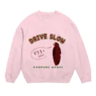 ハロー! オキナワのDRIVE SLOW カンムリワシ Crew Neck Sweatshirt