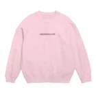 NECROMALINEのNECROMALINE LOGO series（BLACK） Crew Neck Sweatshirt