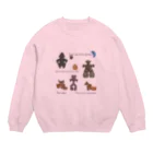 nachau7の土偶の静かな声 Crew Neck Sweatshirt