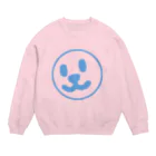 週刊少年ライジングサンズのSmile Face Blue Line Crew Neck Sweatshirt