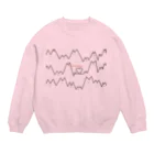 with_puyoの不整脈の原因 Crew Neck Sweatshirt