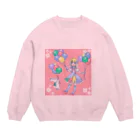 百合花のSpring Crew Neck Sweatshirt