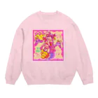 もなかのはれんちピーチちゃん🍑 Crew Neck Sweatshirt