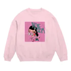 悪者のリテイク‼️だが、愛情はない Crew Neck Sweatshirt