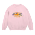 背骨の舞いあがっちゃえ Crew Neck Sweatshirt