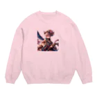 ぴくちゃー55の未来女子01 Crew Neck Sweatshirt