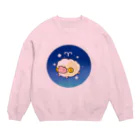 もふもふ堂の牡羊座 Crew Neck Sweatshirt