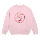 ツバメ堂の赤い鳥 Crew Neck Sweatshirt