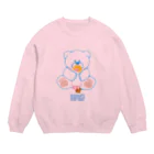 ♡〜♡の抱きしめて Crew Neck Sweatshirt