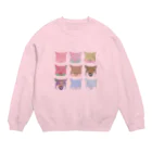 chiyokomeyaのチベットスナギツネにまみれたい Crew Neck Sweatshirt