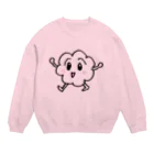 ボワボワくんのあるくボワボワくん Crew Neck Sweatshirt