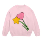 お店ショップ(^.^)のお花 Crew Neck Sweatshirt