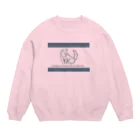 チワワの工房のふわもこねこちゃん (線あり) Crew Neck Sweatshirt