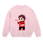 SWEET＆SPICY 【 すいすぱ 】ダーツのダーツまろさん（ドット） Crew Neck Sweatshirt