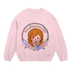 ルルーのおみせのフラワーガール Crew Neck Sweatshirt