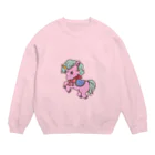 ツナミカンのゆめかわユニコーン Crew Neck Sweatshirt