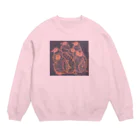 suzuejyaの子ペンギンわらわら Crew Neck Sweatshirt