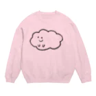 アジサイの織のもくもさん Crew Neck Sweatshirt