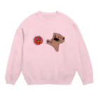 ひみつchocolatierのウィルスばいばいヒーローズ Crew Neck Sweatshirt