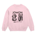 JOMONのJOMON 打製石器 プリントウェア Crew Neck Sweatshirt