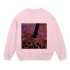 たぴ岡の人生は短めのたぴおかです。 Crew Neck Sweatshirt