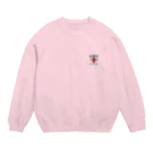 DIE SMILINGのあくびネコ Crew Neck Sweatshirt