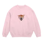 Laughing Place　柴犬の舘の柴犬オコ Crew Neck Sweatshirt