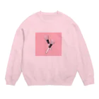 似顔絵婚姻届/スマホDIY婚姻届~ai.create~のブラシちゃん♡ Crew Neck Sweatshirt