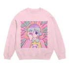 あき(23)の幸せな朝💖 Crew Neck Sweatshirt